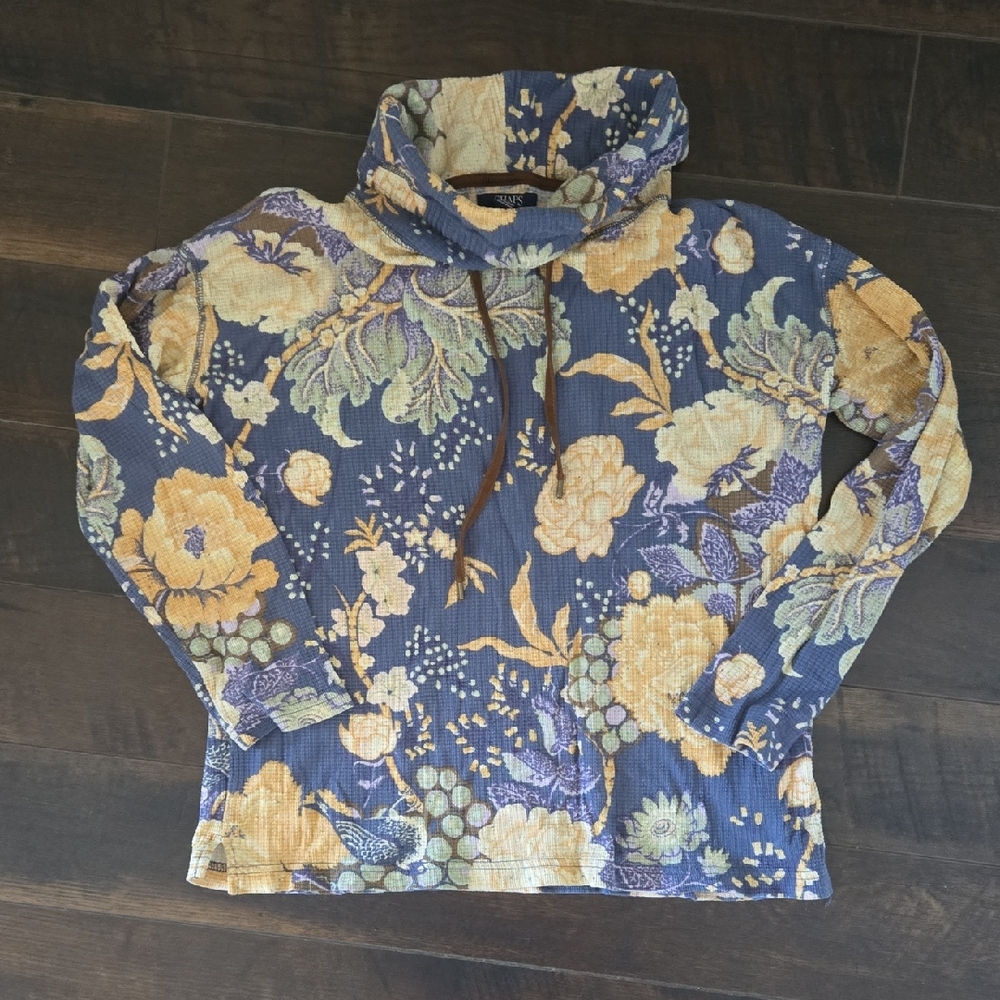 Chaps Multicolor Floral Hoodie